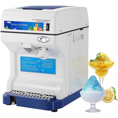 VIVOHOME Electric Snow Cone Maker Machine in Blue/White, Size 16.9 H x 14.6 W x 11.0 D in | Wayfair X0027OFPH1