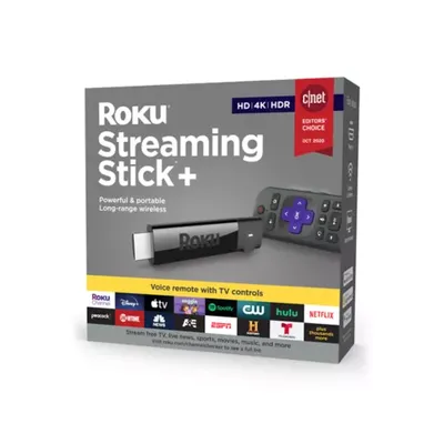 Roku Streaming Stick+ 3810R Network Audio/Video Player