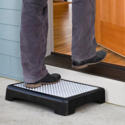 Non-Slip Outdoor Step by North American Health+Wellness in Black Matte
