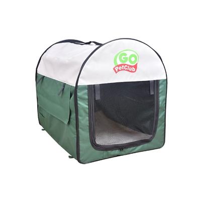 Folding Soft Green Dog Crate, 38" L X 28" W X 34" H, Large