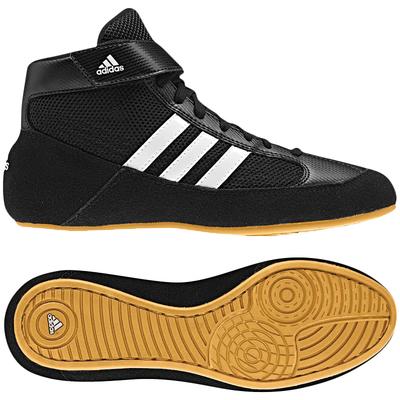 adidas HVC 2 Youth Wrestling Shoes Black/White/Gum