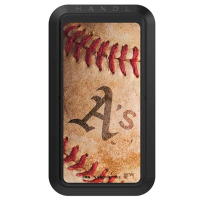 Black Oakland Athletics HANDLstick Baseball Phone Grip