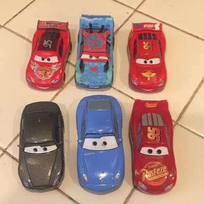 Disney Toys | Disney Car Toy Set - All Metal, Except One Red | Color: Blue/Red | Size: One