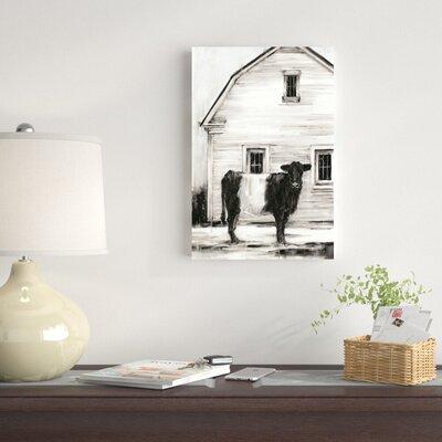 Belted Galloway I by Ethan Harper - Wrapped Canvas Print Canvas in Black/Gray Laurel Foundry Modern Farmhouse® | 18 H x 12 W x 1.25 D in | Wayfair