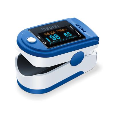 Beurer Health Care Thermometers & Biometers Blue - Blue & White PO50 Fingertip Pulse Oximeter