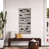 Mistana™ Wall Hanging w/ Rod Included Cotton/Wool in Gray | 60 H x 30 W in | Wayfair 82ED50ED538D45BE9FFC53FD2B999771