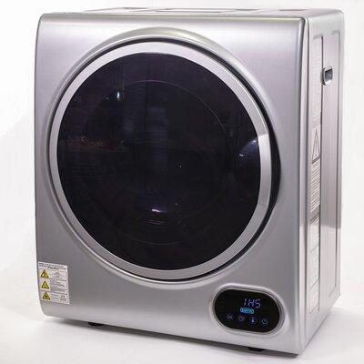 Barton 2.8 cu. ft. Portable Dryer, Stainless Steel in Black, Size 23.5 H x 19.75 W x 15.5 D in | Wayfair 99821