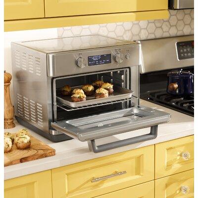 GE Appliances GE Digital Air Fry 8-in-1 Toaster Oven Stainless Steel in Gray | 14 H x 16.9 W x 17.7 D in | Wayfair G9OAAASSPSS