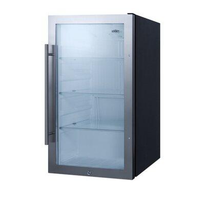Summit Appliance Outdoor Refrigeration 3.1 Cubic Feet cu. ft. Convertible Mini Fridge in Black | 33 H x 19 W x 18.57 D in | Wayfair SPR489OS