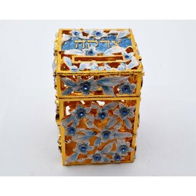Red Barrel Studio® Decorative Jewish Charity Kiddush Cups Pewter in Blue, Size 4.0 H x 2.5 W x 2.5 D in | Wayfair 6B89C164419545E686DC620621DB213F