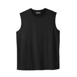 Men's Big & Tall No Sweat Muscle Tee by KingSize in Black (Size 6XL)