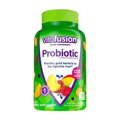 Vitafusion Gummy Probiotic - 70 Count, Multicolor, 70 CT