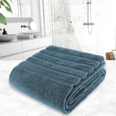 Charlton Home® Darcelle 100% Turkish Cotton 35x70 Jumbo Bath Sheet Terry Cloth/100% Cotton in Green/Blue | Wayfair 9C2B93F0422D4EFE98099404CEA7B470