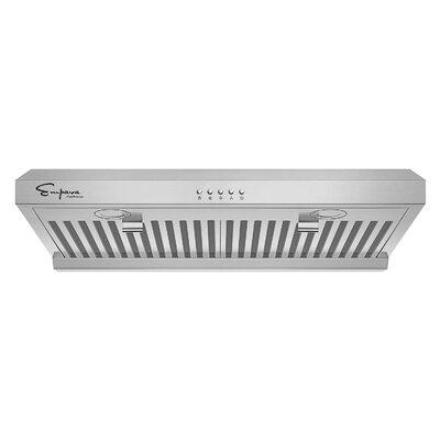 Empava 30" 400 CFM Ducted Under Cabinet Range Hood in Silver Stainless Steel in Gray | 30 W x 20.45 D in | Wayfair EMPV-30RH08