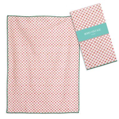 Coralee Tea Towel - Box of 4 - CTW Home Collection 780060