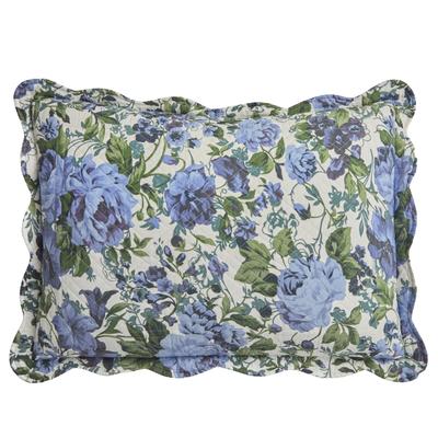 Florence Sham by BrylaneHome in Navy Floral Multi (Size STAND) Pillow