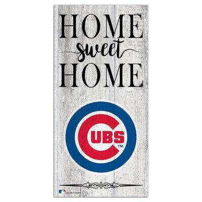 Fan Creations Home Sweet Home Sign | 12 H x 6 W x 0.25 D in | Wayfair M2025-Cubs