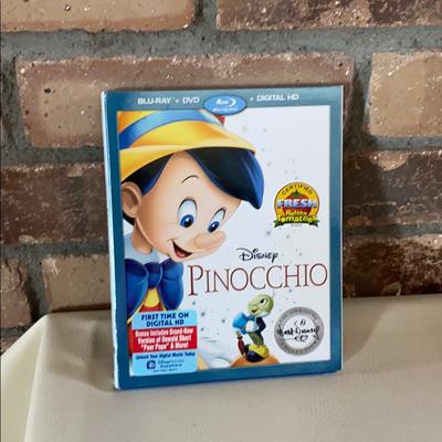 Disney Media | Pinocchio Blue Ray Dvd | Color: Blue/White | Size: Os