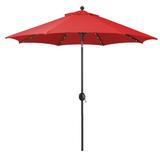Arlmont & Co. Rudisill 9 Ft Auto Tilt Aluminum Umbrella w/ LED Lights & Sunbrella Fabric in Red | Wayfair C9DA812E39074BB38A54CCDCDC4B9DD2