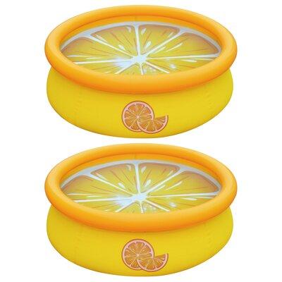 JLeisure 0.83 ft x 1 ft Plastic Inflatable Pool Plastic in Yellow | 10 H x 12 W x 12 D in | Wayfair 2 x 17789