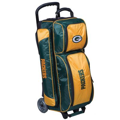 Green Bay Packers Triple Roller Bowling Bag