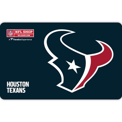 Houston Texans NFL Shop eGift Card ($10 - $500)