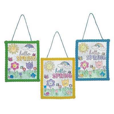 The Party Aisle™ Bingaman Color Your Own Hello Spring Signs Educational Accessory | Wayfair 7C8A740008944F13BF2EF7D3A7556F5B