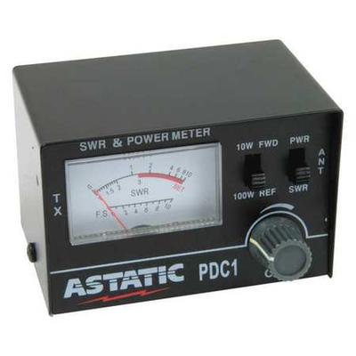 ASTATIC 302-01637 CB SWR Meter,Heavy Duty,4 Pin Connector