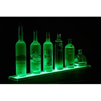 Armana Productions 3' LED Liquor Shelf w/ Wall Mount Kit, Size 0.75 H x 36.0 W x 4.5 D in | Wayfair 3LSB