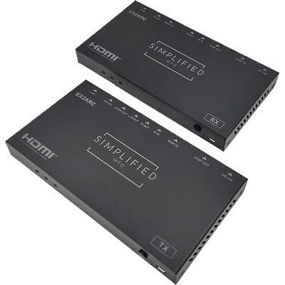 Simplified MFG EX2ARC 4K HDMI 90m Extender Kit with ARC, USB, IR, RS232 & Ethernet