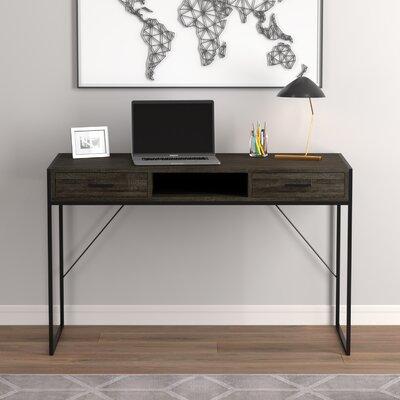 Union Rustic Ametra Desk Wood/Metal in Gray | 30 H x 48 W x 22 D in | Wayfair 9F7DBB157BFE40449C5A88B54F89761A