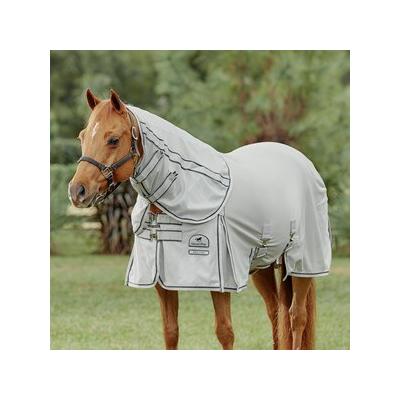SmartPak Deluxe Pony Fly Sheet - Clearance! - 57 - Silver w/ Silver & Magnet Trim