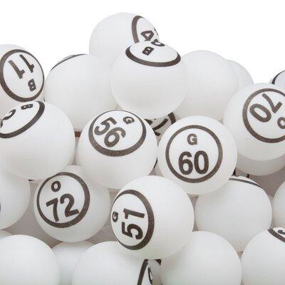 GSE Games & Sports Expert 1.5" Ping Pong Size Replacement Bingo Balls | 1.5 H x 1.5 W x 1.5 D in | Wayfair CS-1203