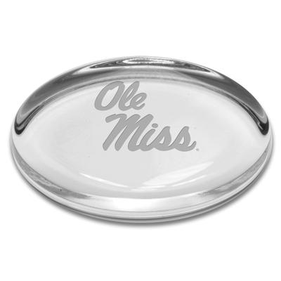 Ole Miss Rebels Oval Paperweight