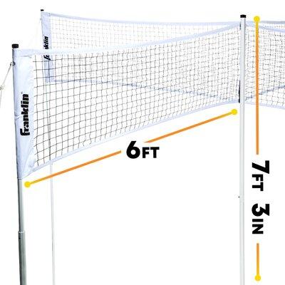 Franklin Sports kids Quad Volleyball Plastic/Metal in White | 35.25 H in | Wayfair 52643