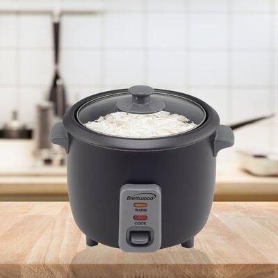 Brentwood 4 Cup Rice Cooker, Size 8.75 H x 9.0 W x 9.0 D in | Wayfair 950115101M