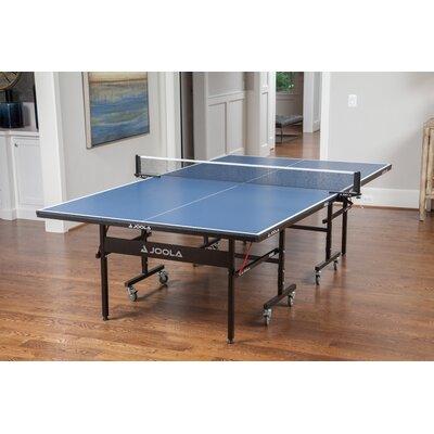 Joola USA Joola Inside, Indoor Table Tennis Table w/ Net & Post Set - 10 Minute Easy Assembly Steel Legs in Blue/Gray | Wayfair 11200