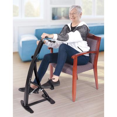 HOMETRACK™ Deluxe Home Exercise Bike by North American Health+Wellness in Black