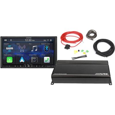 Alpine ILX-407 + KTA-450 Digital Multimedia Receiver + Amplifier