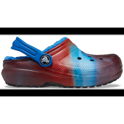 Crocs Bright Cobalt Kids' Classic Lined Out Of This World Clog Shoes