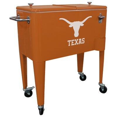 Leigh Country 60 Qt. Metal Cooler in Orange, Size 31.89 H x 31.1 W x 15.75 D in | Wayfair TX 93785