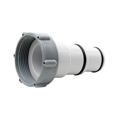 Intex Replacement Hose Adapter A w/Collar for Threaded Connection Pumps in White | 2 H x 1.5 W in | Wayfair 25007