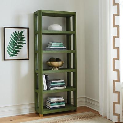 Capri Bookcase - Moss Green - Ballard Designs - Ballard Designs