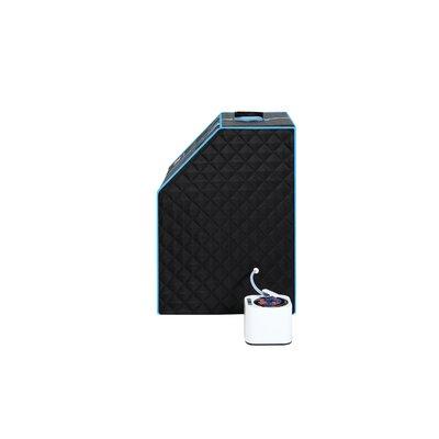 AYUQI Portable Steam Shower in Black | 38.6 H x 29.1 W x 29.1 D in | Wayfair HDQAOT09241BK