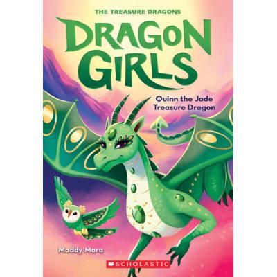 Dragon Girls #6: Quinn the Pearl Treasure Dragon (paperback) - by Maddy Mara