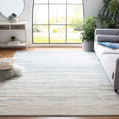 Living Room Area Rug - Area Rug - Gracie Oaks Modern Ombre Non-Shedding Stain Resistant Living Room Bedroom Area Rug, 7' X 7' Square in | Wayfair