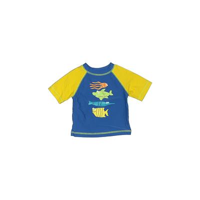 Little Me Rash Guard: Blue Sporting & Activewear - Size 12 Month