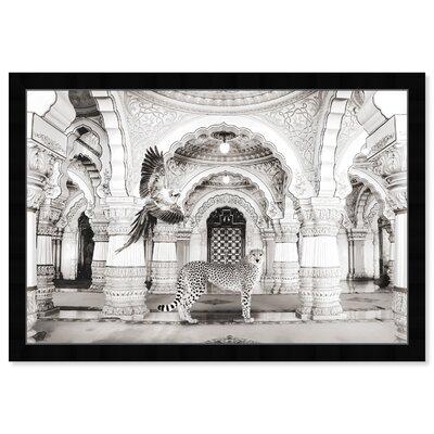 Joss & Main Architecture & Buildings 'Ball Room Pals' World Architecture Wall Art Print Metal in Black/Gray/White | 22 H x 32 W x 0.5 D in | Wayfair