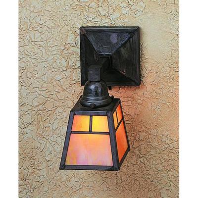Arroyo Craftsman A-Line 10 Inch Wall Sconce - AS-1T-AM-MB