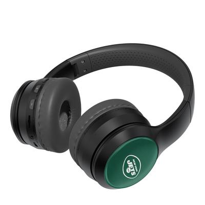 New York Jets Solid Design Wireless Bluetooth Headphones